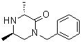 Piperazinone, 3,5-dimethyl-1-(phenylmethyl)-, (3R,5R)- Structure,162240-92-8Structure