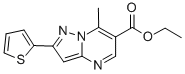 Ethyl 7-methyl-2-(2-thienyl)pyrazolo[1,5-a]pyrimidine-6-carboxylate Structure,162286-69-3Structure