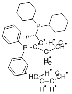 (S)-(+)-1-[(R)-2-(Diphenylphospino)ferrocenyl] ethylbicyclohexylphosphine Structure,162291-02-3Structure