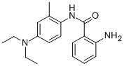 2-Amino-n-(4-(diethylamino)-2-methylphenyl)benzamide Structure,16231-75-7Structure