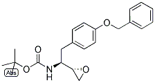 2-Methyl-2-propanyl {(1s)-2-[4-(benzyloxy)phenyl]-1-[(2s)-2-oxiranyl]ethyl}carbamate Structure,162536-84-7Structure