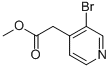 3-Bromo-4-pyridineacetic acid methyl ester Structure,162615-12-5Structure