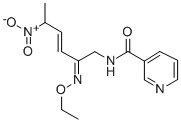 (±)-{(E)-4-Ethyl-2-[(Z)-Hydroxyimino]-5-nitro-3-hexene-1-yl}-pyridinecarboxamide Structure,162626-99-5Structure