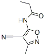 Propanamide, n-(4-cyano-3-methyl-5-isoxazolyl)- Structure,162702-89-8Structure