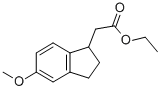 1H-indene-1-acetic acid, 2,3-dihydro-5-methoxy-, ethyl ester Structure,162713-88-4Structure