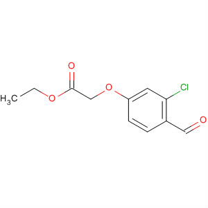 Ethyl 2-(3-chloro-4-formylphenoxy)acetate Structure,16272-99-4Structure