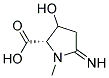 Proline, 3-hydroxy-5-imino-1-methyl-(9ci) Structure,162763-50-0Structure