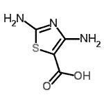 2,4-Diaminothiazole-5-carboxylic acid Structure,162880-44-6Structure