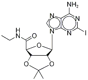 2-Iodo-5’-ethylcarboxamido-2’,3’-o-isopropylidineadenosine Structure,162936-24-5Structure