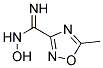 1,2,4-Oxadiazole-3-carboximidamide,n-hydroxy-5-methyl- Structure,162969-65-5Structure