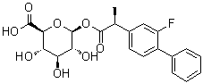 (S)-flurbiprofen-acyl-β-d-glucuronide Structure,162992-66-7Structure