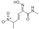 (+/-)-(E)-Methyl-2-[(E)-hydroxyimino]-5-nitro-3-hexeneamide Structure,163032-71-1Structure