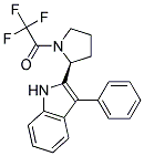 S-3-phenyl-2-[n-(trifluoroacetyl)pyrrolidin-2-yl]indole Structure,163064-67-3Structure