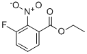 Benzoic acid, 3-fluoro-2-nitro-, ethyl ester Structure,163077-89-2Structure