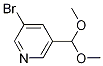 3-Bromo-5-(dimethoxymethyl)pyridine Structure,163163-79-9Structure