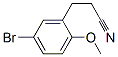 3-(5-Bromo-2-methoxy-phenyl)propionitrile Structure,163259-83-4Structure