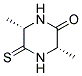 Piperazinone, 3,6-dimethyl-5-thioxo-, (3s-cis)-(9ci) Structure,163279-29-6Structure