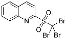 2-[(Tribromomethyl)sulfonyl]quinoline Structure,163342-70-9Structure