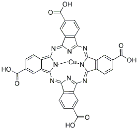 (Tetracarboxyphthalocyaninato)copper(Ⅱ) Structure,16337-64-7Structure