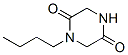 2,5-Piperazinedione,1-butyl-(8ci,9ci) Structure,16350-85-9Structure