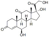 4-Pregnen-6-beta, 17,21-triol-3,11,20-trione Structure,16355-28-5Structure