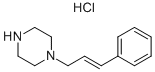 1-(3-pHenyl-2-propenyl)piperazine HCl Structure,163596-56-3Structure