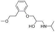 1-(Isopropylamino)-3-(2-(2-methoxyethyl)phenoxy)propan-2-ol Structure,163685-38-9Structure