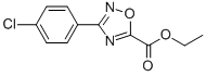 3-(4-Chlorophenyl)-1,2,4-oxadiazole-5-carboxylic acid ethyl ester Structure,163719-69-5Structure