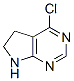 5H-Pyrrolo[2,3-d]pyrimidine, 4-chloro-6,7-dihydro- Structure,16372-08-0Structure