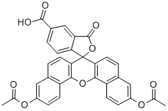 5(6)-Carboxynaphthofluoresceindiacetate Structure,163831-68-3Structure