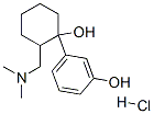 3-[2-[(Dimethylamino)methyl]-1-hydroxycyclohexyl]-phenol hydrochloride (1:1) Structure,16412-54-7Structure