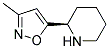 Piperidine, 2-(3-methyl-5-isoxazolyl)-, (r)-(9ci) Structure,164351-53-5Structure