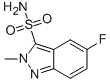 2H-Indazole-3-sulfonamide, 5-fluoro-2-methyl- Structure,164719-50-0Structure