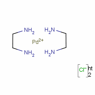 Bis(ethylenediamine)palladium(ii) dichloride Structure,16483-18-4Structure