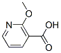 2-Methoxynicotinic acid Structure,16498-81-0Structure