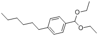 P-hexylbenzaldehyde diethyl acetal Structure,16510-48-8Structure