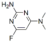 2-Amino-4-dimethylamino-6-fluoropyrimidine Structure,165258-70-8Structure