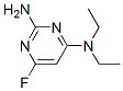 2-Amino-4-diethylamino-6-fluoropyrimidine Structure,165258-72-0Structure