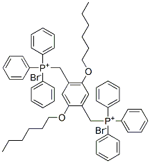 1,4-Bis(hexyloxy)-2,5-xylenebis(triphenylphosphonium bromide) Structure,165377-28-6Structure