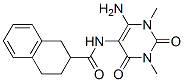 2-Naphthalenecarboxamide, n-(6-amino-1,2,3,4-tetrahydro-1,3-dimethyl-2,4-dioxo-5-pyrimidinyl)-1,2,3,4-tetrahydro- Structure,166115-77-1Structure