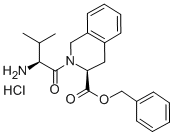 (S,s)-2-(2-amino-3-methyl-butyryl)-1,2,3,4-tetrahydro-isoquinoline-3-carboxylic acid benzyl ester, hcl Structure,166169-15-9Structure