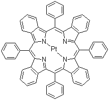 Pt-tetraphenyltetrabenzoporphyrin Structure,166174-05-6Structure