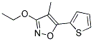 Isoxazole, 3-ethoxy-4-methyl-5-(2-thienyl)-(9ci) Structure,166180-41-2Structure