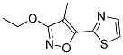 3-Ethoxy-4-methyl-5-(2-thiazolyl)isoxazol Structure,166180-75-2Structure