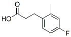 3-(4-Fluoro-2-methyl-phenyl)-propionic acid Structure,166251-34-9Structure