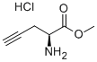 (S)-methyl2-aminopent-4-ynoatehydrochloride Structure,166271-28-9Structure