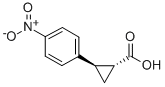 Trans-2-(4-nitrophenyl)cyclopropanecarboxylicacid Structure,16633-46-8Structure