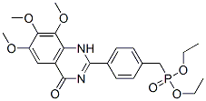 Phosphonic acid, [[4-(1,4-dihydro-6,7,8-trimethoxy-4-oxo-2-quinazolinyl)phenyl]methyl]-, diethyl ester (9ci) Structure,166394-99-6Structure