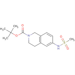 Tert-butyl 6-[(methylsulfonyl)-amino]-3,4-dihydro-isoquinoline-2(1h)-carboxylate Structure,166398-32-9Structure