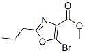 4-Oxazolecarboxylicacid,5-bromo-2-propyl-,methylester(9ci) Structure,166591-42-0Structure